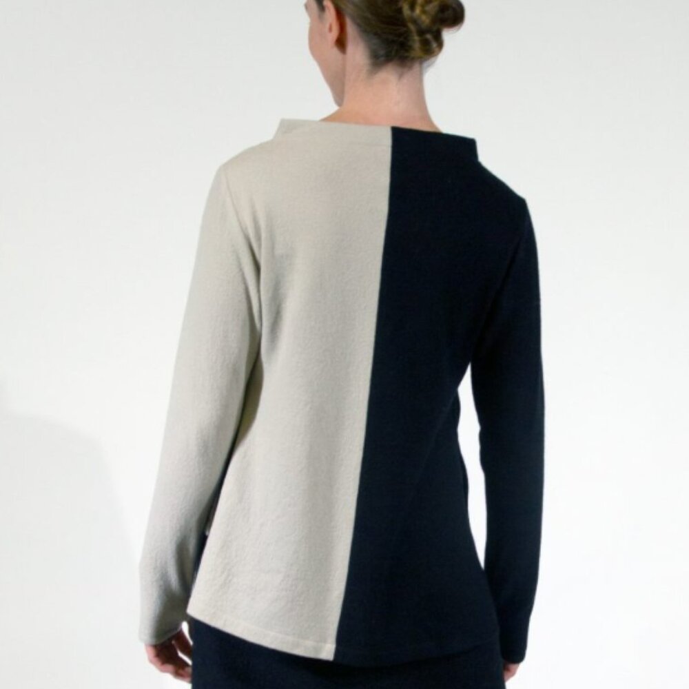 Marja Rak Boiled Wool Elevated Basic Sweater Euc … - image 2